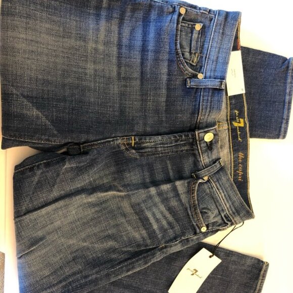 7 For All Mankind Capri Athens Broken Twill Wash - Picture 6 of 8